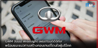 GWM จับมือ Wisesight เผยเทรนด์ดิจิทัล พร้อมแนะแนวทางสร้างคอนเทนต์โดนใจผู้บริโภค GWM