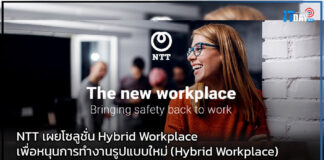 NTT เผยโซลูชั่น Hybrid Workplace เพื่อหนุนการทำงานยุค New Normal NTT