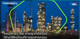 Kaspersky เผย อาชญากรไซเบอร์ใช้กลวิธีใหม่โจมตีภาคอุตสาหกรรม Kaspersky