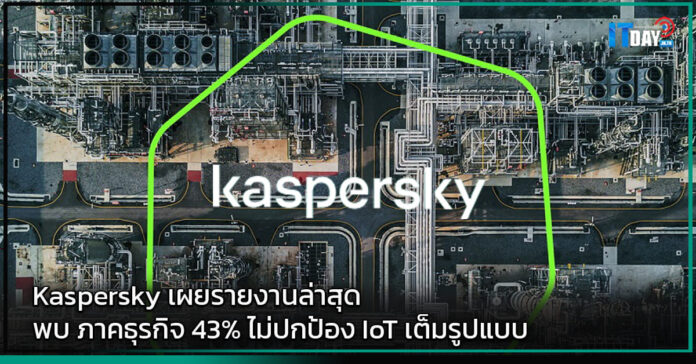 Cover Kaspersky เผยรายงานล่าสุด พบ ภาคธุรกิจ 43 ไม่ปกป้อง IoT เต็มรูปแบบ Kaspersky
