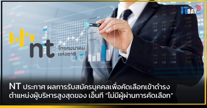Cover NT ประกาศ ผลการรับสมัครบุคคลเพื่อคัดเลือกเข้าดำรง NT