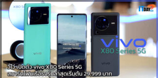 วีโว่ เปิดตัว vivo X80 Series 5G สมาร์ตโฟนเรือธงรุ่นล่าสุดเริ่มต้น 29,999 บาท vivo X80 Series 5G