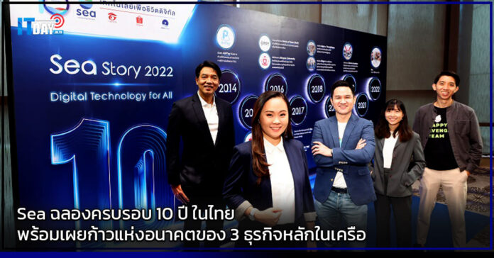 Cover Sea ฉลองครบรอบ 10 ปี ในไทย พร้อมเผยก้าวแห่งอนาคตของ 3 ธุรกิจหลักในเครือ Sea