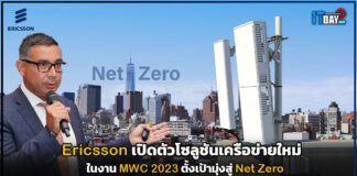 Ericsson เปิดตัวโซลูชันเครือข่ายใหม่ในงาน MWC 2023 มุ่งสู่ Net Zero Ericsson