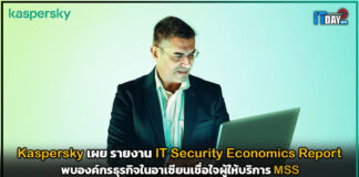 Kaspersky เผย องค์กรธุรกิจในอาเซียนเชื่อใจผู้ให้บริการ MSSP Kaspersky