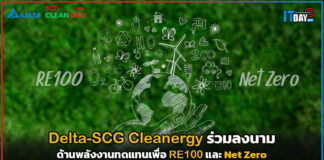 Delta-SCG Cleanergy ร่วมลงนามด้านพลังงานทดแทนเพื่อ RE100 และ Net Zero Delta