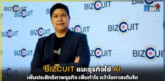 BIZCUIT แนะธุรกิจใช้ AI เพิ่มประสิทธิภาพธุรกิจ เพิ่มกำไร คว้าโอกาสเติบโต BIZCUIT