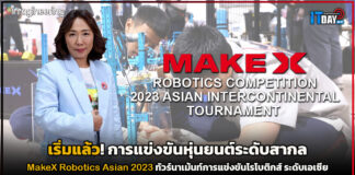 เริ่มแล้ว! การแข่งขันหุ่นยนต์ระดับสากล MakeX Robotics Asian 2023