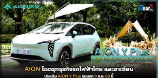 AION โดดรุกธุรกิจรถไฟฟ้าไทย และอาเซียน ประเดิม AION Y Plus รุ่นแรก AION