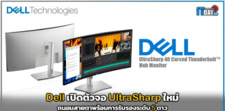 Dell เปิดตัวจอ UltraSharp ใหม่ ถนอมสายตาพร้อมการรับรองระดับ 5 ดาว Dell