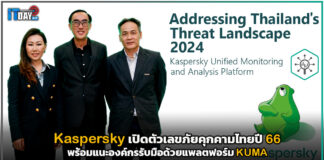 Kaspersky เปิดตัวเลขภัยคุกคามไทยปี 66 พร้อมแนะองค์กรรับมือด้วยแพลตฟอร์ม KUMA Kaspersky