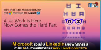 Microsoft เผยพฤติกรรมการใช้ AI คนทำงานในรายงาน Work Trend Index 2024 Microsoft