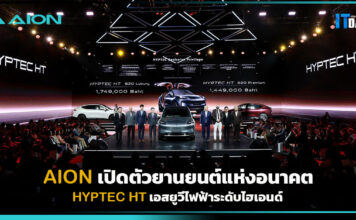 AION เปิดตัวยานยนต์แห่งอนาคต HYPTEC HT เอสยูวีไฟฟ้าระดับไฮเอนด์ AION