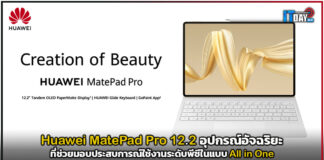 Huawei MatePad Pro 12.2 มอบประสบการณ์ใช้งานระดับพีซีในแบบ All in One Huawei MatePad Pro 12.2