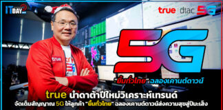 true จัดเต็มสัญญาณ 5G ให้ลูกค้า “ยิ้มทั่วไทย” ฉลองเคานต์ดาวน์ true