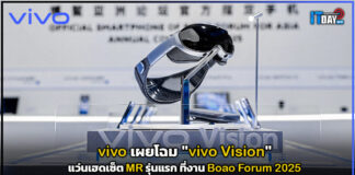 vivo เผยโฉม “Vivo Vision” แว่นเฮดเซ็ต MR รุ่นแรก ที่งาน Boao Forum 68 Vivo Vision