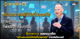Binance เผยแนวคิด “สร้างอนาคตดิจิทัลที่ปลอดภัย” จากภัยไซเบอร์ Binance