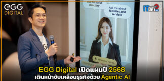 EGG Digital เปิดแผนปี 2568 เดินหน้าขับเคลื่อนธุรกิจด้วย Agentic AI EGG Digital