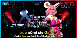 true ผนึกกำลัง Garena เปิดศึก RoV สุดมันส์ทั่วไทย! ชิงเงินรางวัล 1.15 ล. true