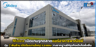 Midea เปิดเกมรุกตลาดแอร์อาคารพาณิชย์ ทุ่ม 2 พันล้าน เปิดโรงงานใหญ่ Midea