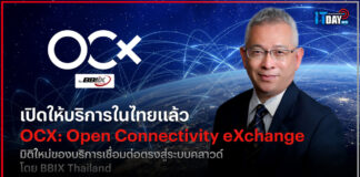 BBIX เปิดตัว OCX ในไทย พลิกโฉมการเชื่อมต่อคลาวด์โดยตรง BBIX