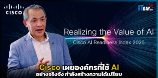 Cisco เผยองค์กรที่ใช้ AI อย่างจริงจัง กำลังสร้างความได้เปรียบ Cisco