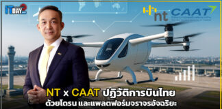 NT x CAAT ปฏิวัติการบินไทยด้วยโดรน และแพลตฟอร์มจราจรอัจฉริยะ NT