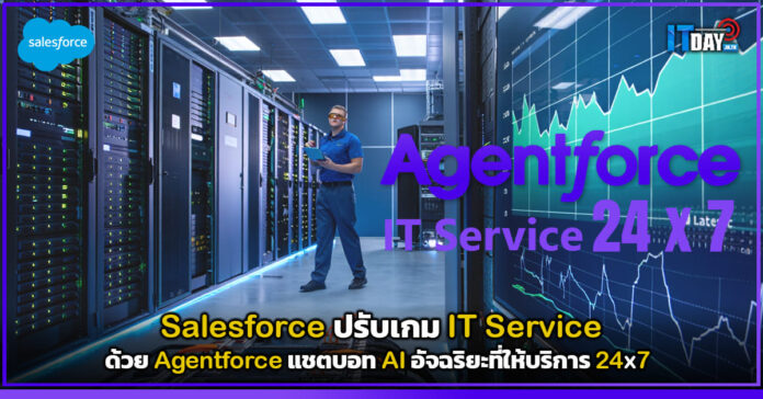 Cover Salesforce ปรับเกม IT Service ด้วย Agentforce แชตบอทอัจฉริยะ 24x7 Salesforce