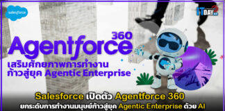 Salesforce เปิดตัว Agentforce 360 ยกระดับการทำงานมนุษย์ด้วย AI Salesforce