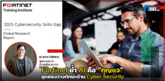 Fortinet ย้ำ AI คือกุญแจอุดช่องว่างทักษะด้าน Cyber Security Fortinet