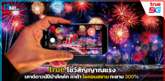 true โชว์สัญญาณแรง เคาต์ดาวน์ปีม้าคึกคัก ดาต้าไอคอนสยามทะยาน 300% true