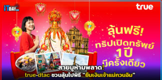สายมูห้ามพลาด! true-dtac ชวนลุ้นไปพิธี “ยืมเงินเจ้าแม่กวนอิม” ยืมเงินเจ้าแม่กวนอิม