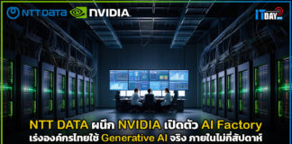 NTT DATA ผนึก NVIDIA เปิดตัว AI Factory เร่งองค์กรไทยใช้ Generative AI จริง ภายในไม่กี่สัปดาห์ NTT DATA