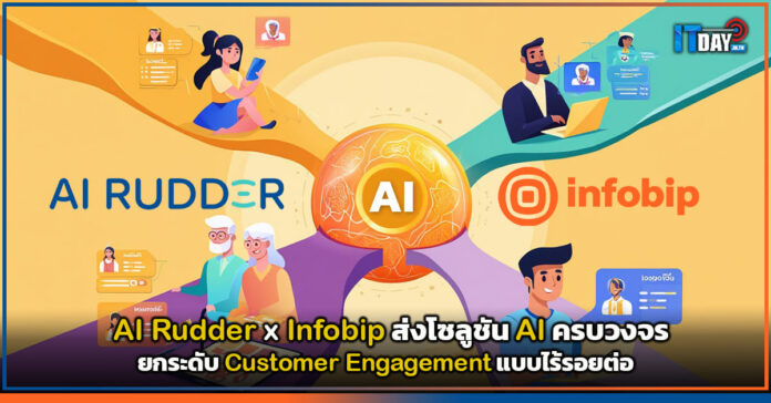 Cover AI Rudder x Infobip ส่งโซลูชัน AI ครบวงจร ยกระดับ Customer Engagement แบบไร้รอยต่อ AI Rudder