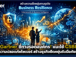 Gartner ชี้ทางรอดองค์กร! ใช้ CSBI ปฏิรูปความปลอดภัยไซเบอร์ สร้างธุรกิจยืดหยุ่นรับมือภัยคุกคามทุกรูปแบบ Gartner