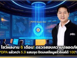 PDPC โชว์ผลงาน 6 เดือน! ตรวจสอบความปลอดภัยข้อมูล PDPA แล้วกว่า 5.9 แสนจุด ปิดเคสข้อมูลรั่วไหลได้ 100% PDPC