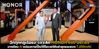 ฉีกทุกกฎเรือธง! เจาะลึก HONOR 600 Series มาพร้อม AI แปลงภาพเป็นวิดีโอเวอร์ชันล่าสุด และแบต 7,000mAh HONOR 600 Series