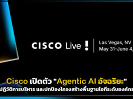 Cisco เปิดตัว “Agentic AI อัจฉริยะ” ปฏิวัติการบริหาร และปกป้องโครงสร้างพื้นฐานไอทีระดับองค์กร Cisco Cloud Control