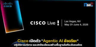Cisco เปิดตัว “Agentic AI อัจฉริยะ” ปฏิวัติการบริหาร และปกป้องโครงสร้างพื้นฐานไอทีระดับองค์กร Cisco Cloud Control