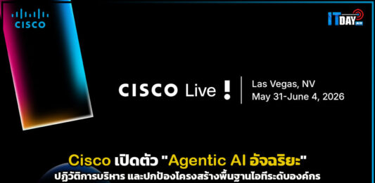 Cisco เปิดตัว “Agentic AI อัจฉริยะ” ปฏิวัติการบริหาร และปกป้องโครงสร้างพื้นฐานไอทีระดับองค์กร Cisco Cloud Control