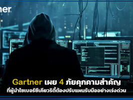 Gartner เผย 4 ภัยคุกคามสำคัญ ที่ผู้นำไซเบอร์ซีเคียวริตี้ต้องปรับแผนรับมืออย่างเร่งด่วน Gartner