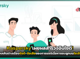 Kaspersky เผยผลสำรวจอินไซต์! ผู้ปกครองเห็นต่างเรื่องข้อดี-ข้อเสียของการแชร์เนื้อหาของลูกบนโซเชียลมีเดีย Kaspersky