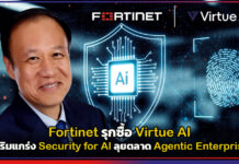 Fortinet รุกซื้อ Virtue AI เสริมแกร่ง Security for AI ลุยตลาด Agentic Enterprise Fortinet