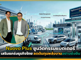 Nuovo Plus ชูนวัตกรรมแบตเตอรี่ เสริมแกร่งธุรกิจไทย ลดต้นทุนพลังงานอย่างยั่งยืน Nuovo Plus