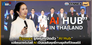 Synnex รุกหนักเปิดตัว “AI Hub” เปลี่ยนเทคโนโลยี AI เป็นผลสัมฤทธิ์ทางธุรกิจที่วัดผลได้ Synnex