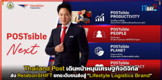 Thailand Post เดินหน้าหนุนเศรษฐกิจดิจิทัล ส่ง RelationSHIFT ยกระดับแบรนด์ขนส่ง Thailand Post