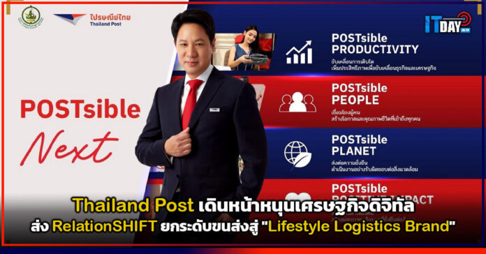 Cover Thailand Post เดินหน้าหนุนเศรษฐกิจดิจิทัล ส่ง RelationSHIFT ยกระดับขนส่งสู่ Lifestyle Logistics Brand Thailand Post