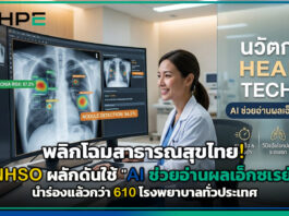 พลิกโฉมสาธารณสุขไทย! NHSO ผลักดันใช้ “AI ช่วยอ่านผลเอ็กซเรย์” นำร่องแล้วกว่า 610 โรงพยาบาลทั่วประเทศ NHSO