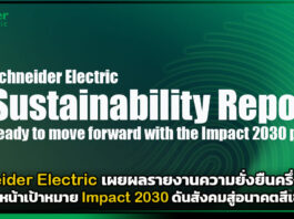Schneider Electric เผยผลงานความยั่งยืนครึ่งปีแรก เดินหน้าเป้าหมาย Impact 2030 ดันสังคมสู่อนาคตสีเขียว Schneider Electric