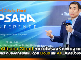 Alibaba Cloud ขยายโครงสร้างพื้นฐาน ยกระดับองค์กรยุคใหม่ ด้วย Cloud และ AI แบบครบวงจร Alibaba Cloud
